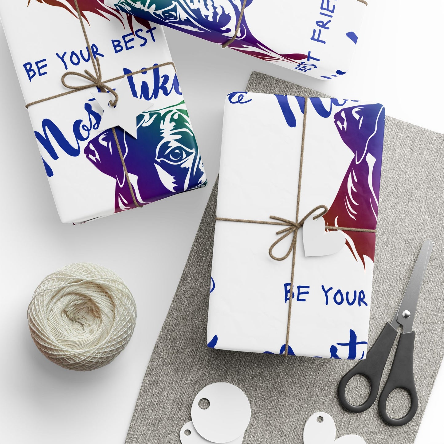 Boxer Wrapping Paper, Dog Wrapping Paper, Dog Lover Wrap, Wrapping Papers
