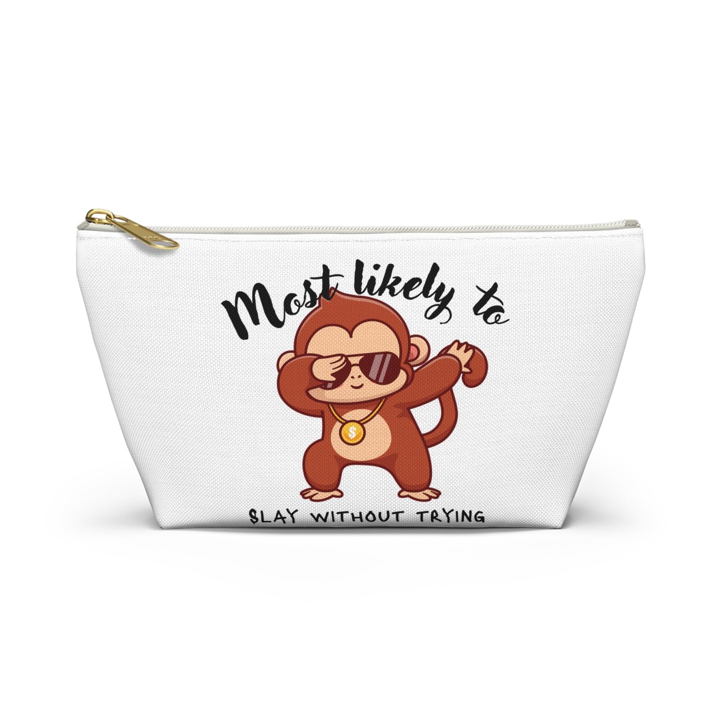 Cute Monkey Accessory Pouch - Perfect for Gifts, School, Travel, Organization, or Kids' Parties