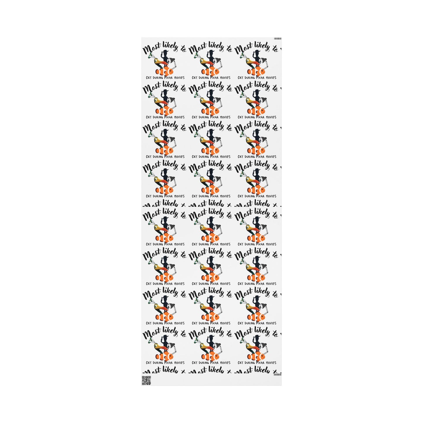 Most Likely To Wrapping Papers, Pixar Inspired Wrapping Paper, Cute Wrapping Paper