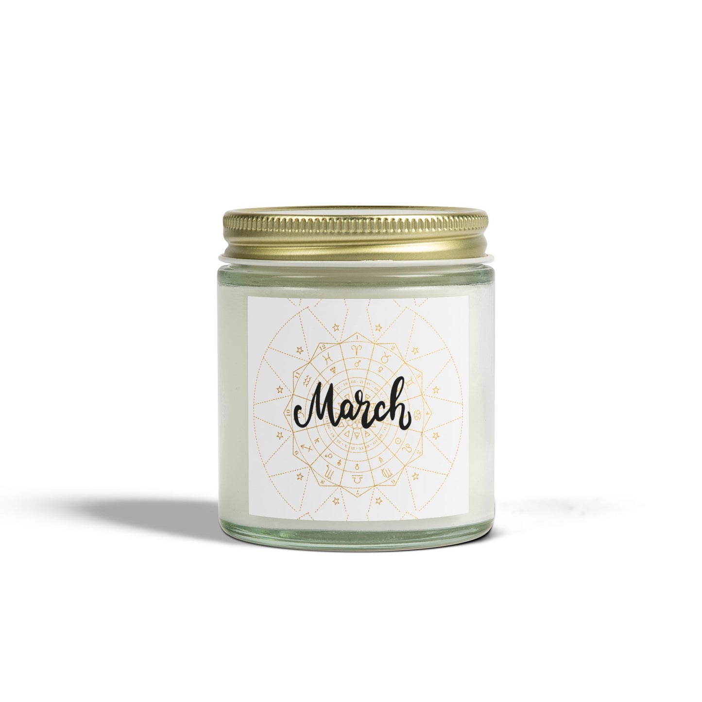 March Candle, Celestial Candle, March birthday Gift, Scented Candles, Coconut Apricot Wax (4oz, 9oz)