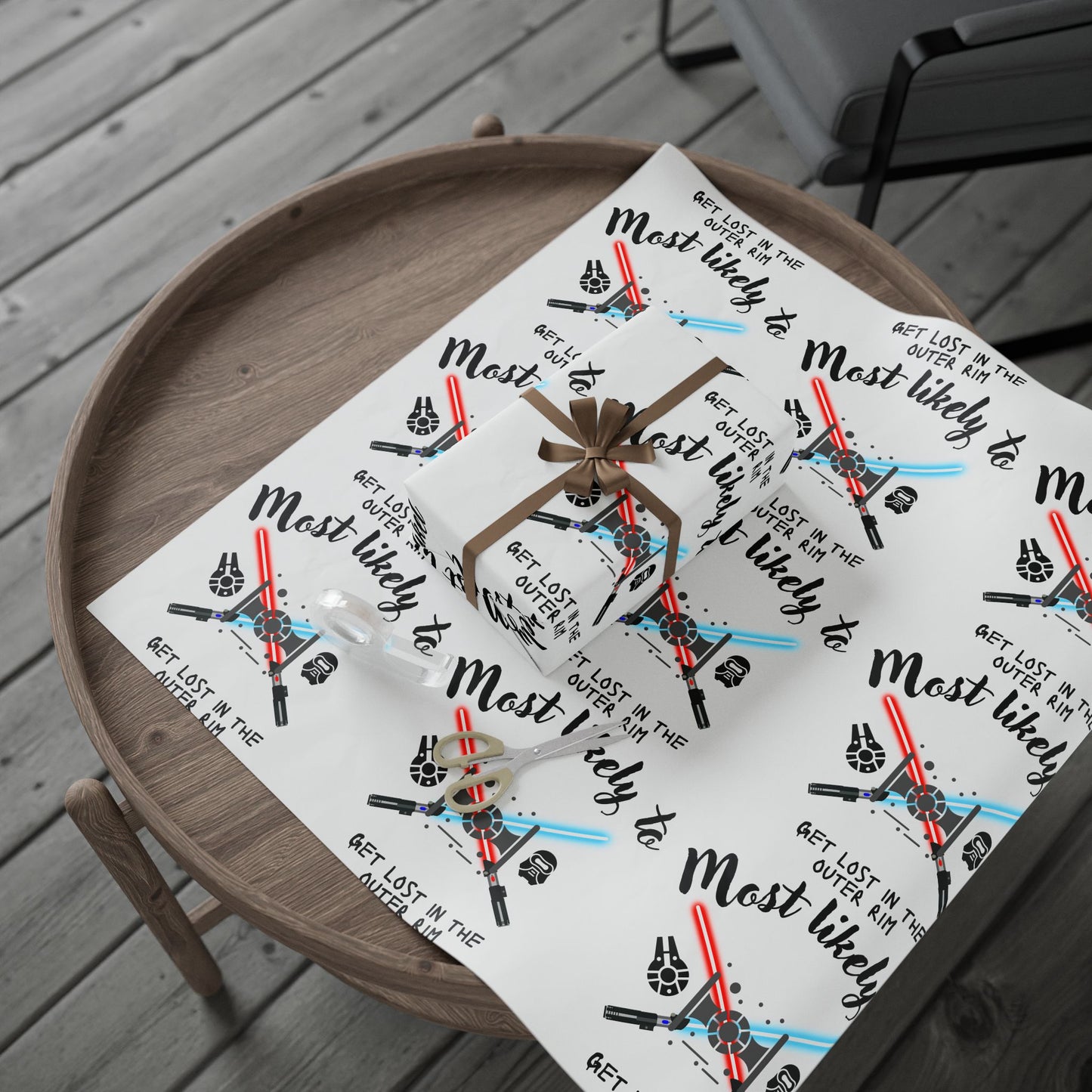 Most Likely To Wrapping Paper, Fun Gift Wrap, Party Decor, Unique Present Wrap, Birthday Celebrations, Graduation Parties