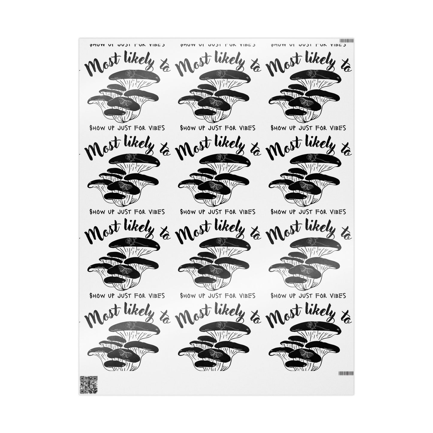 Mushroom-Themed Wrapping Paper for Eco-Friendly Gifts, Mushroom Paper, Unique Gift Wrap for Special Occasions, Holidays, Birthdays, Celebrate Nature