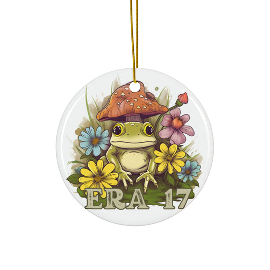 Era 17 Ornament, Chapter 17 Ornament, Chapter 17, Frog-Themed Ceramic Ornaments | Unique Holiday Decor, Gift Tags, Tree Hangings, Eco-Friendly Decorations