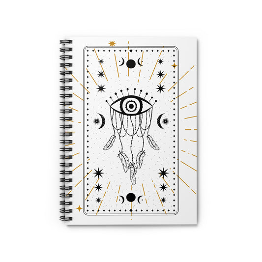 Cosmic Dreamer Spiral Notebook - Ruled Line, Journaling, Writing, Gift for Students, Meditation, School Supplies, Astrology