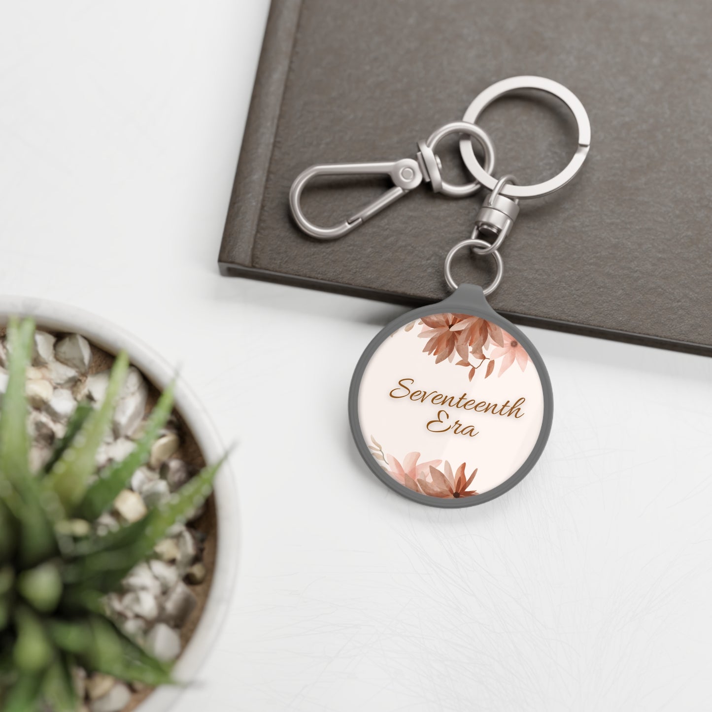 Floral Custom Keyring Tag - Seventeenth Era