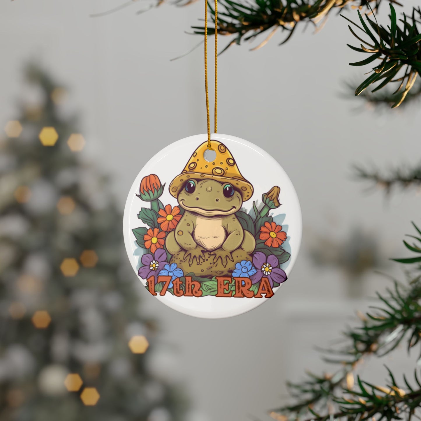 Whimsical Ceramic Ornaments - 17th Era Design, Holiday Decor, Unique Gifts, Festive Home Decor, Seasonal Decorations, Family Keepsakes