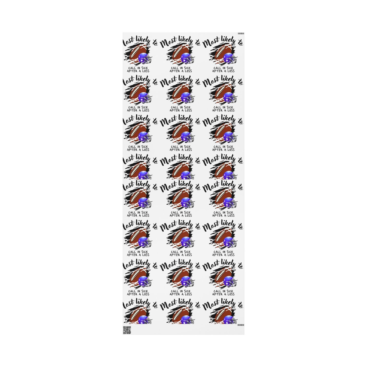 Football-Themed Wrapping Paper - Perfect for Sports Parties, Birthdays, Gifts, Holidays, and Celebrations