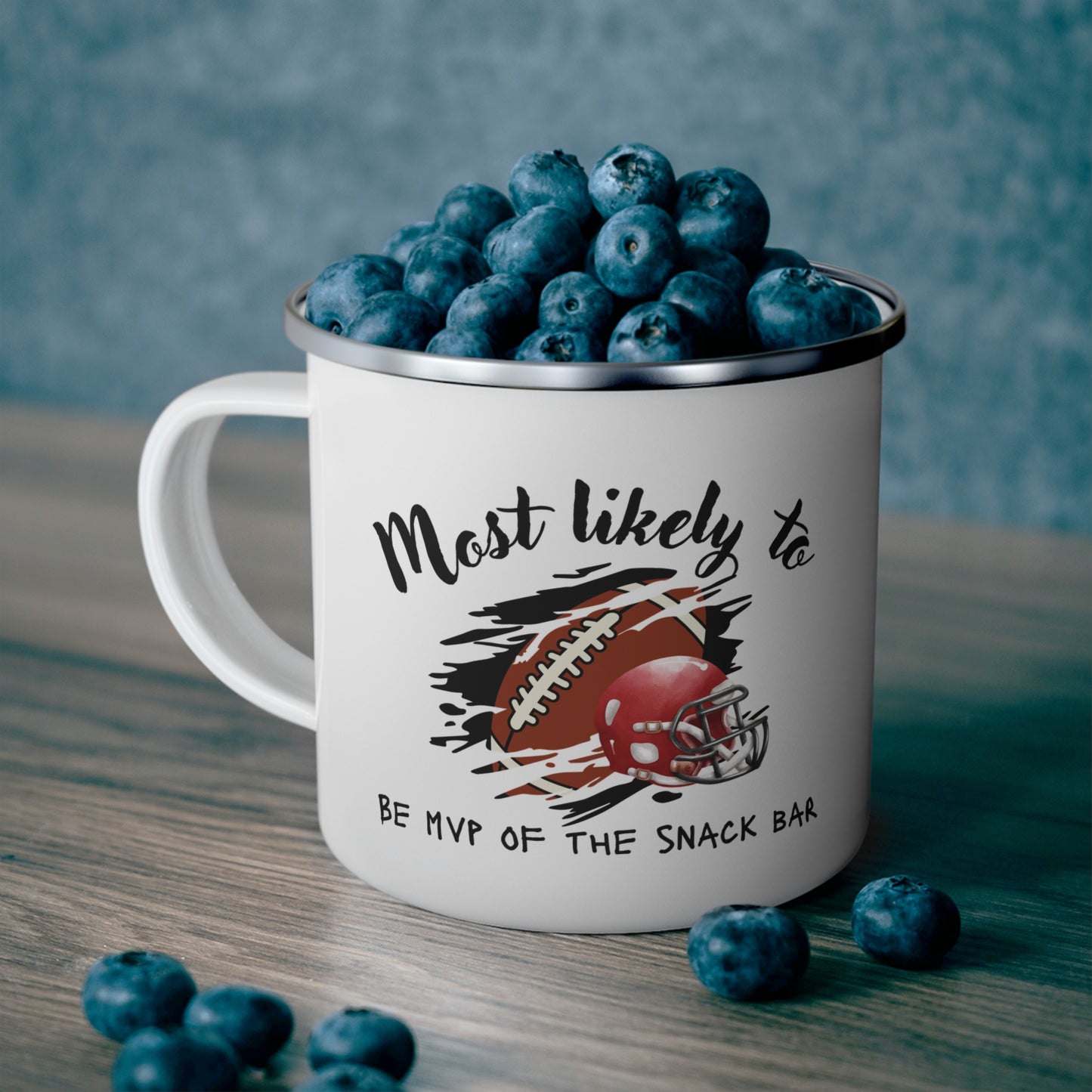 Campfire Mug for Snack MVPs - Perfect Gift for Game Day Lovers, Football Fan Cup, Sports Fan Cup