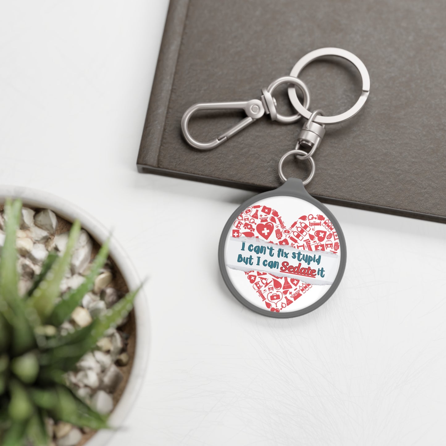 Keyring Tag - Nurse Squad Essential - Blessed and Stressed - Nurse Strong - Scrub life keyring - Healthcare hero keyring