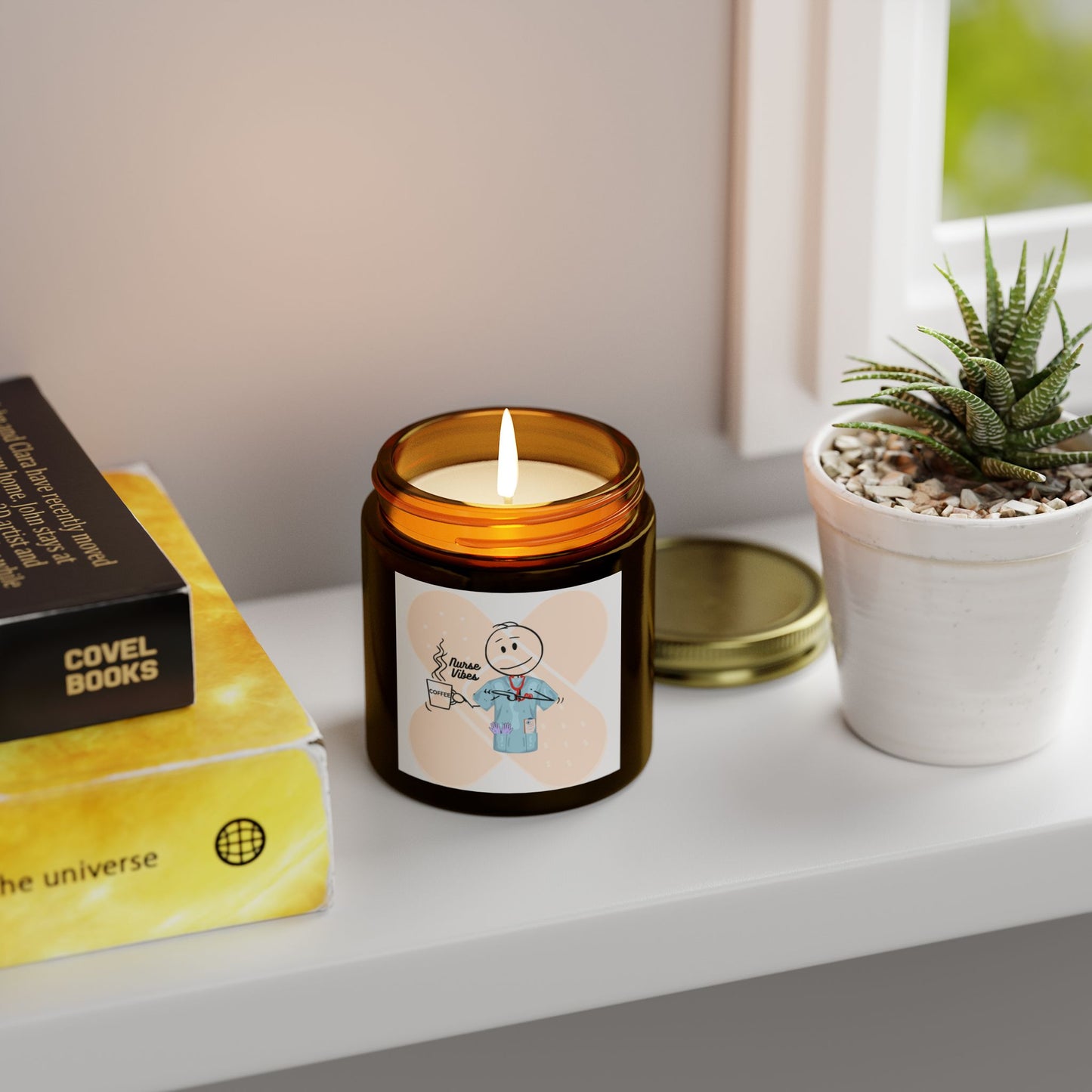 D.O.N. life, Nurse gift, CNA gift, LPN gift, RN gift, Scented Candles, Coconut Apricot Wax (4oz, 9oz)