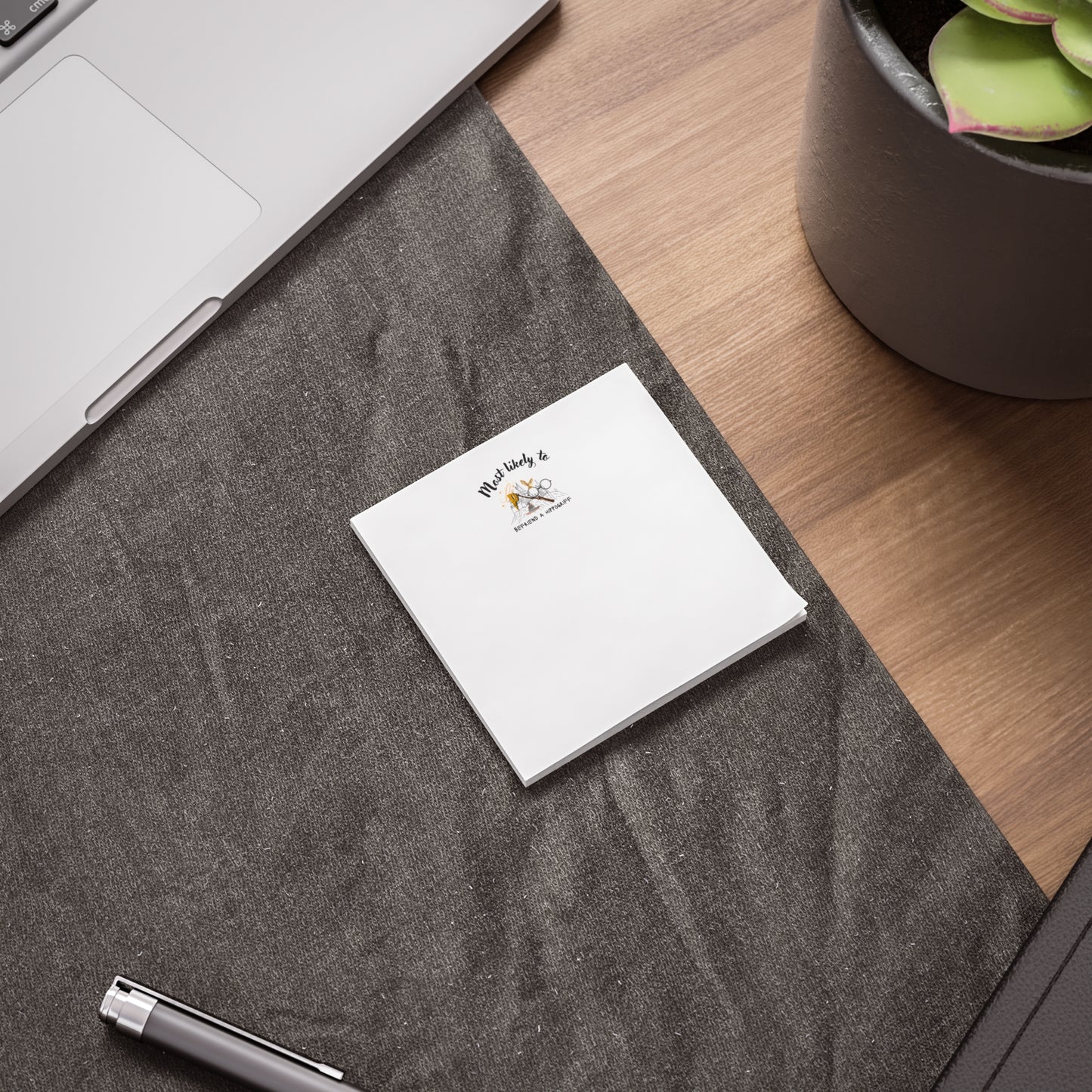 Wizard Note Pad, Hippogriff Note Pad, Funny Note Pads for Creative Minds | Most Likely to Befriend a Hippogriff | Office Supplies, Gifts for Writers, School Note Taking