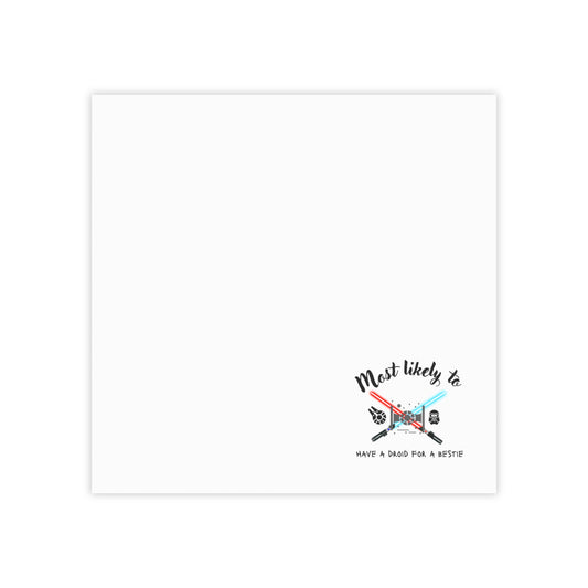Most Likely To Note Pad, Droid Note Pad, SW Note Pad, Galactic Note Pad, Fantasy Note Pad, Space Bound, Post-it® Note Pads