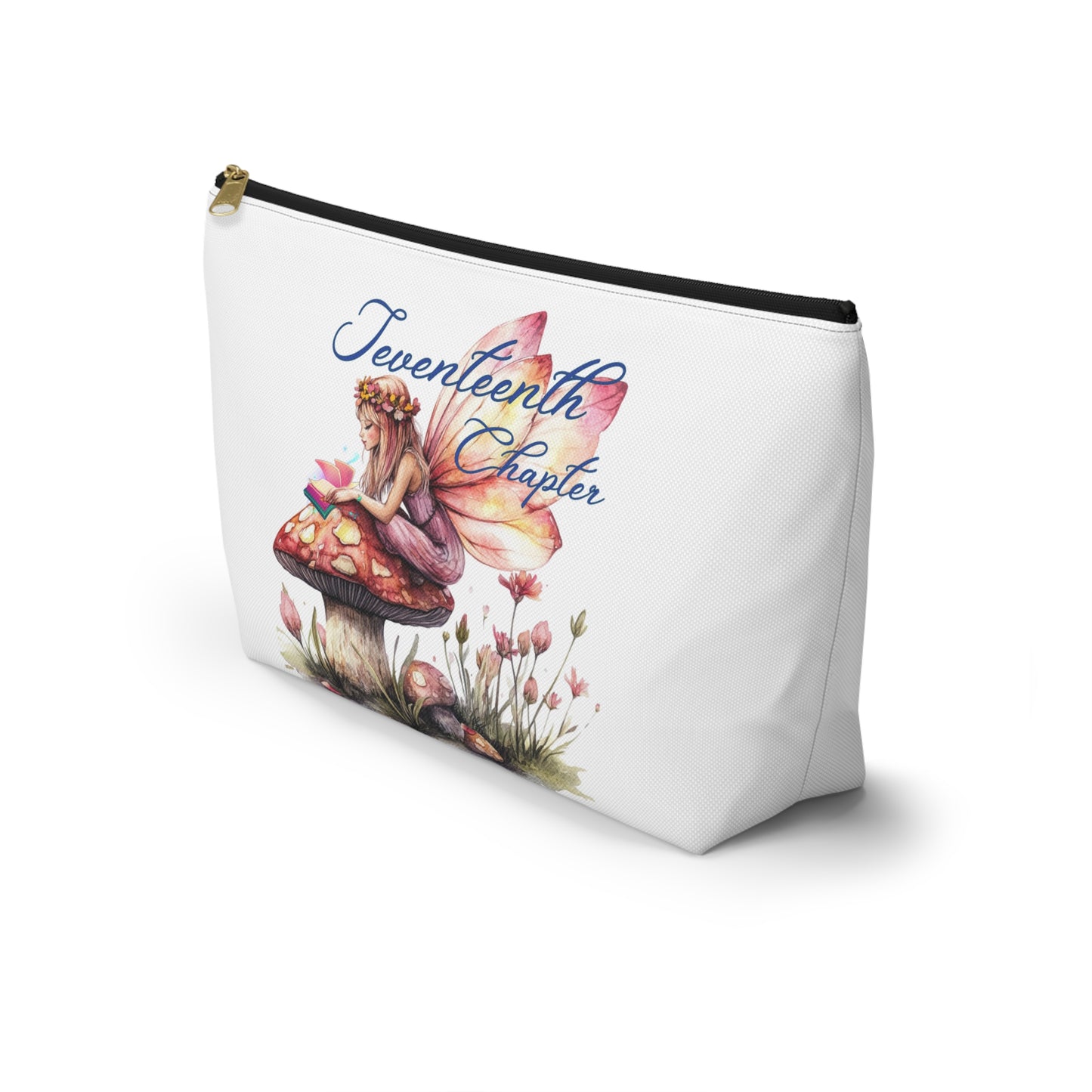 Whimsical Fairy Accessory Pouch, Cute Makeup Bag, Travel Organizer, Gift for Fairy Lovers, Seventeenth Chapter Design