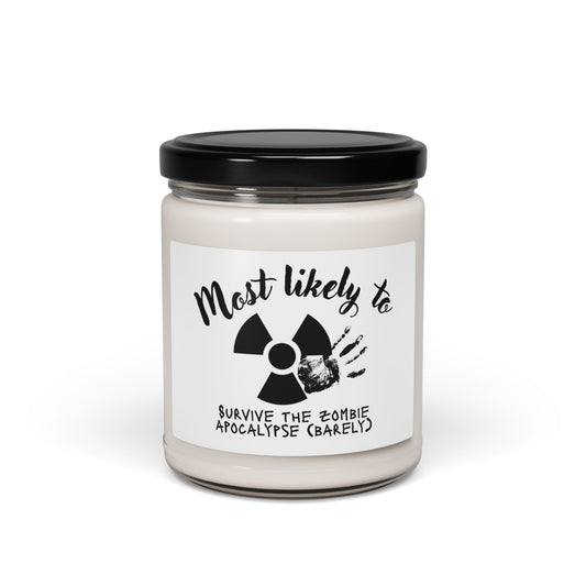 Zombie Apocalypse Scented Candle | Fun Gift for Friends, Home Decor, Relaxation, Unique Birthday Present, Halloween Decor
