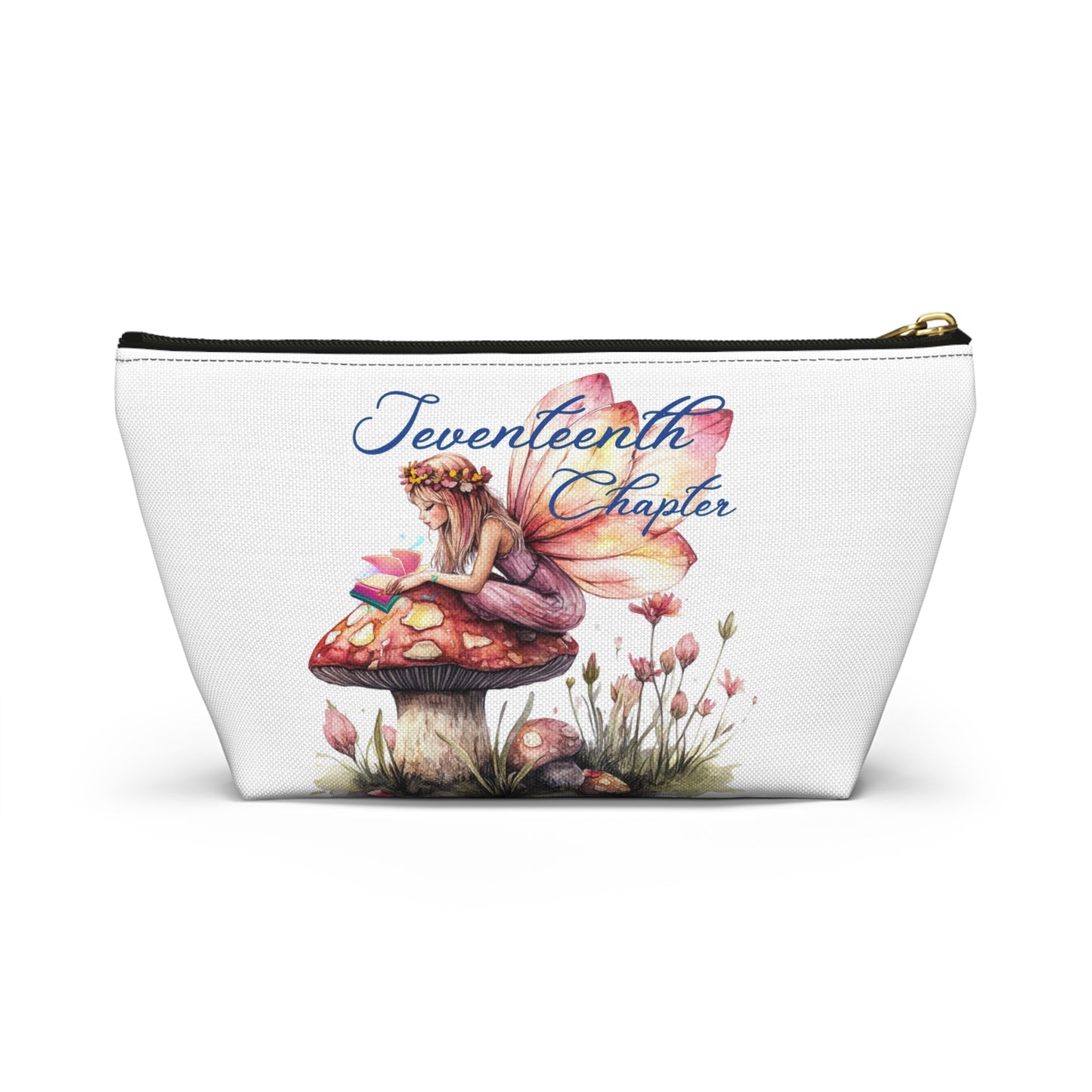 Whimsical Fairy Accessory Pouch, Cute Makeup Bag, Travel Organizer, Gift for Fairy Lovers, Seventeenth Chapter Design