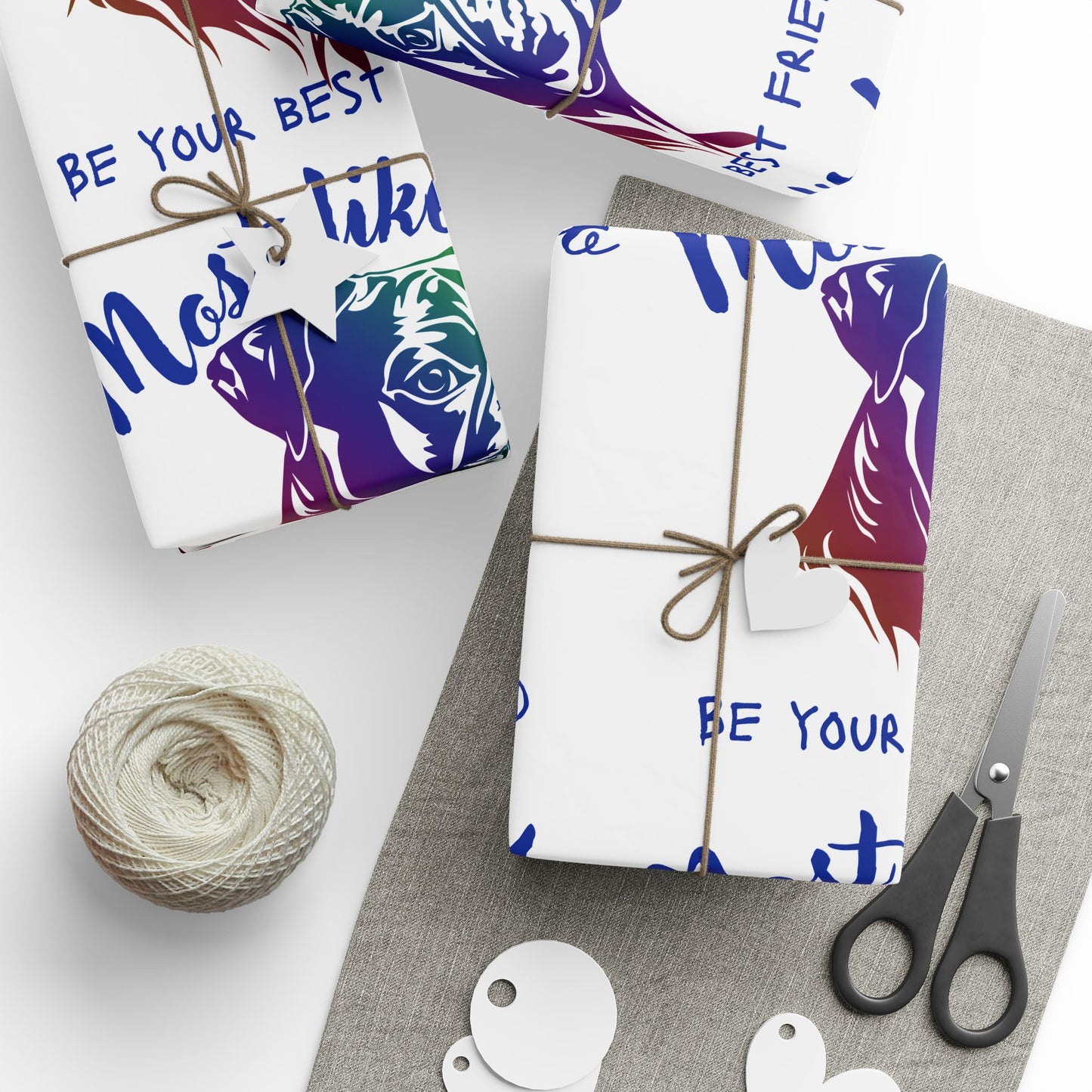 Boxer Wrapping Paper, Dog Wrapping Paper, Dog Lover Wrap, Wrapping Papers