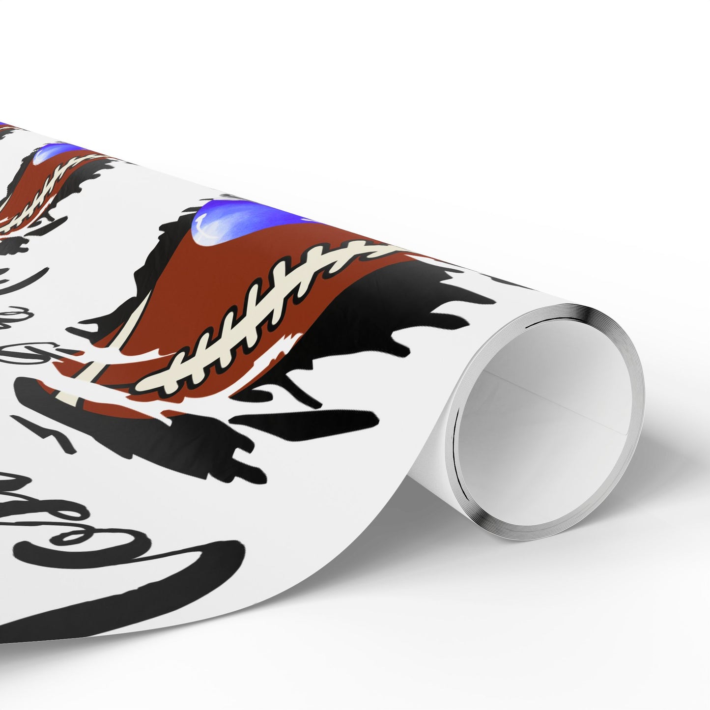 Football-Themed Wrapping Paper - Perfect for Sports Parties, Birthdays, Gifts, Holidays, and Celebrations