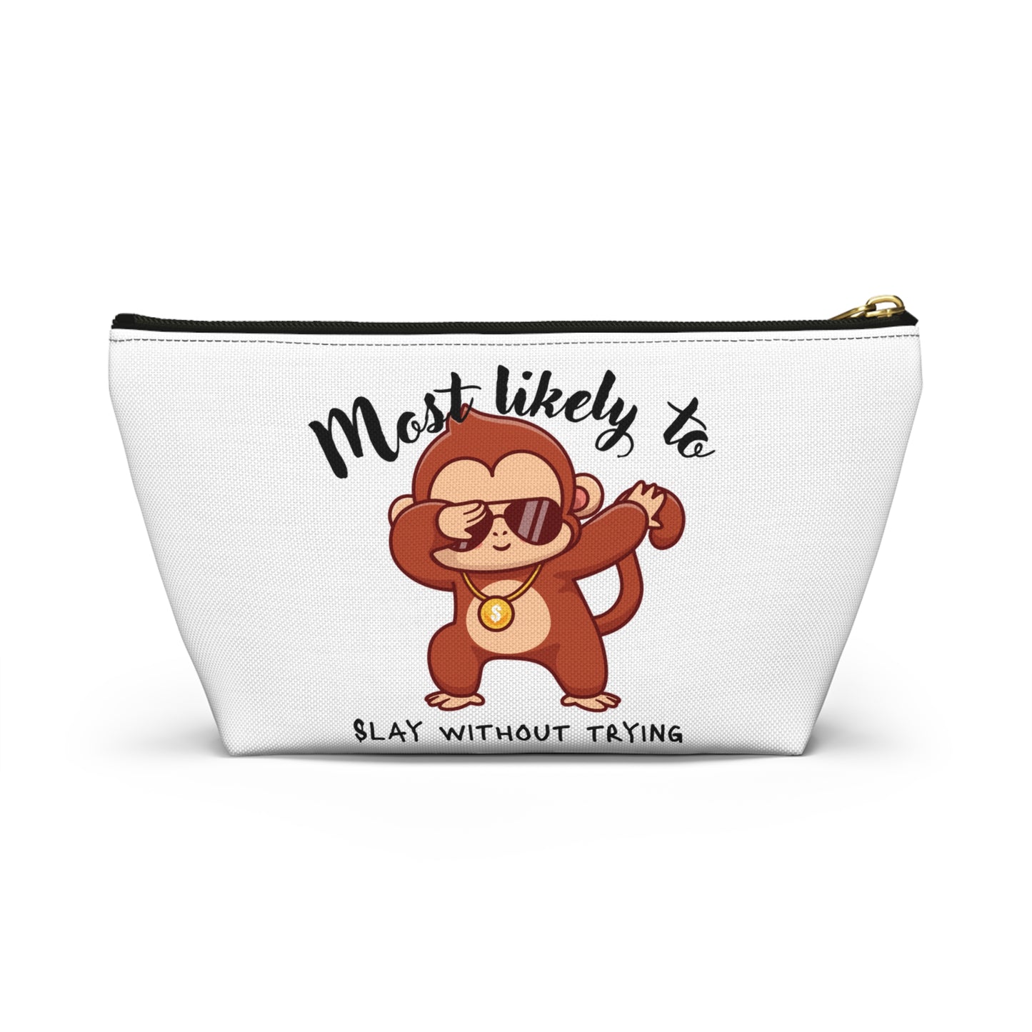 Cute Monkey Accessory Pouch - Perfect for Gifts, School, Travel, Organization, or Kids' Parties