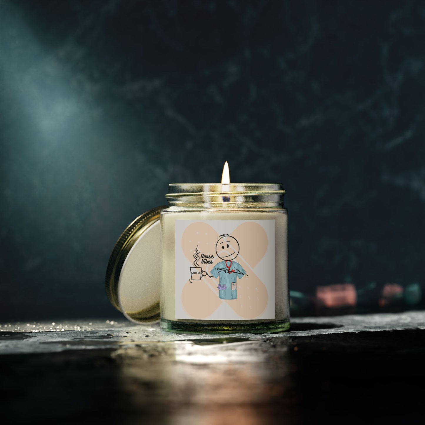 D.O.N. life, Nurse gift, CNA gift, LPN gift, RN gift, Scented Candles, Coconut Apricot Wax (4oz, 9oz)
