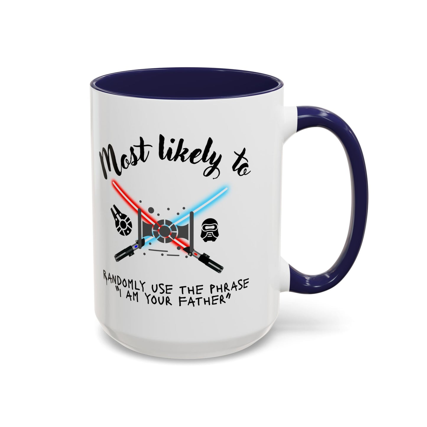 Star Wars Themed Coffee Mug, Funny Gift for Fans, Humorous Drinkware, Geeky Cup, Birthday or Holiday Present. unique gift, unique dad gift, brother, uncle