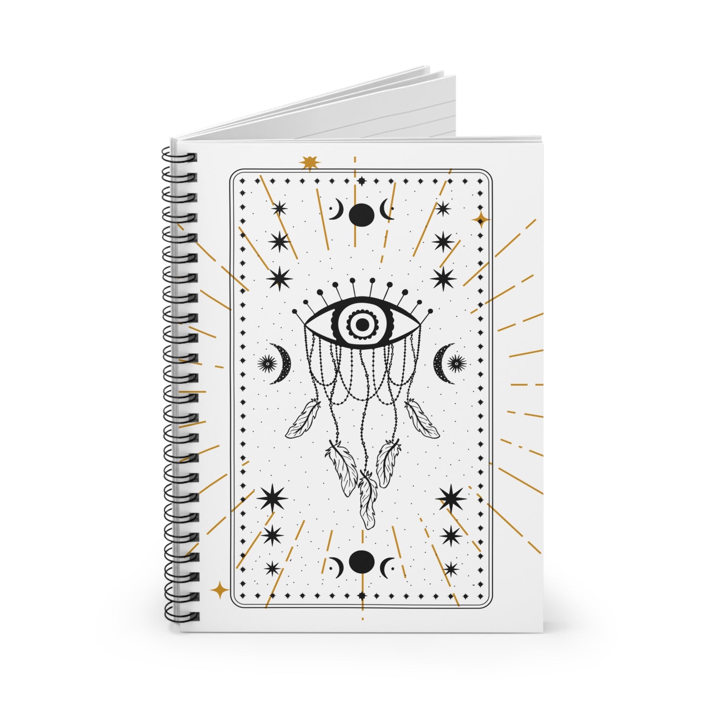 Cosmic Dreamer Spiral Notebook - Ruled Line, Journaling, Writing, Gift for Students, Meditation, School Supplies, Astrology