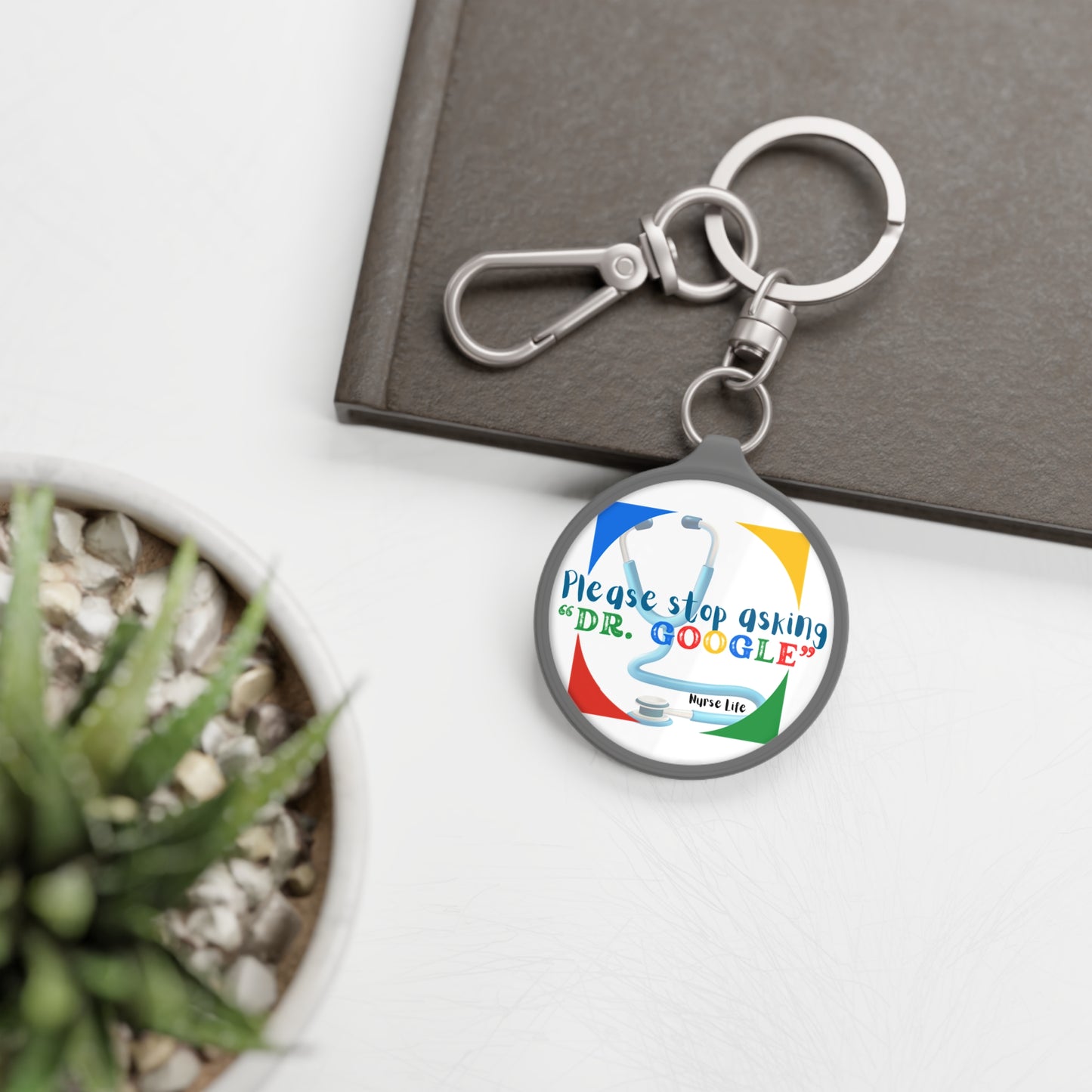 Keyring Tag - Nurse Squad Essential - Blessed and Stressed - Nurse Strong - Scrub life keyring - Healthcare hero keyring