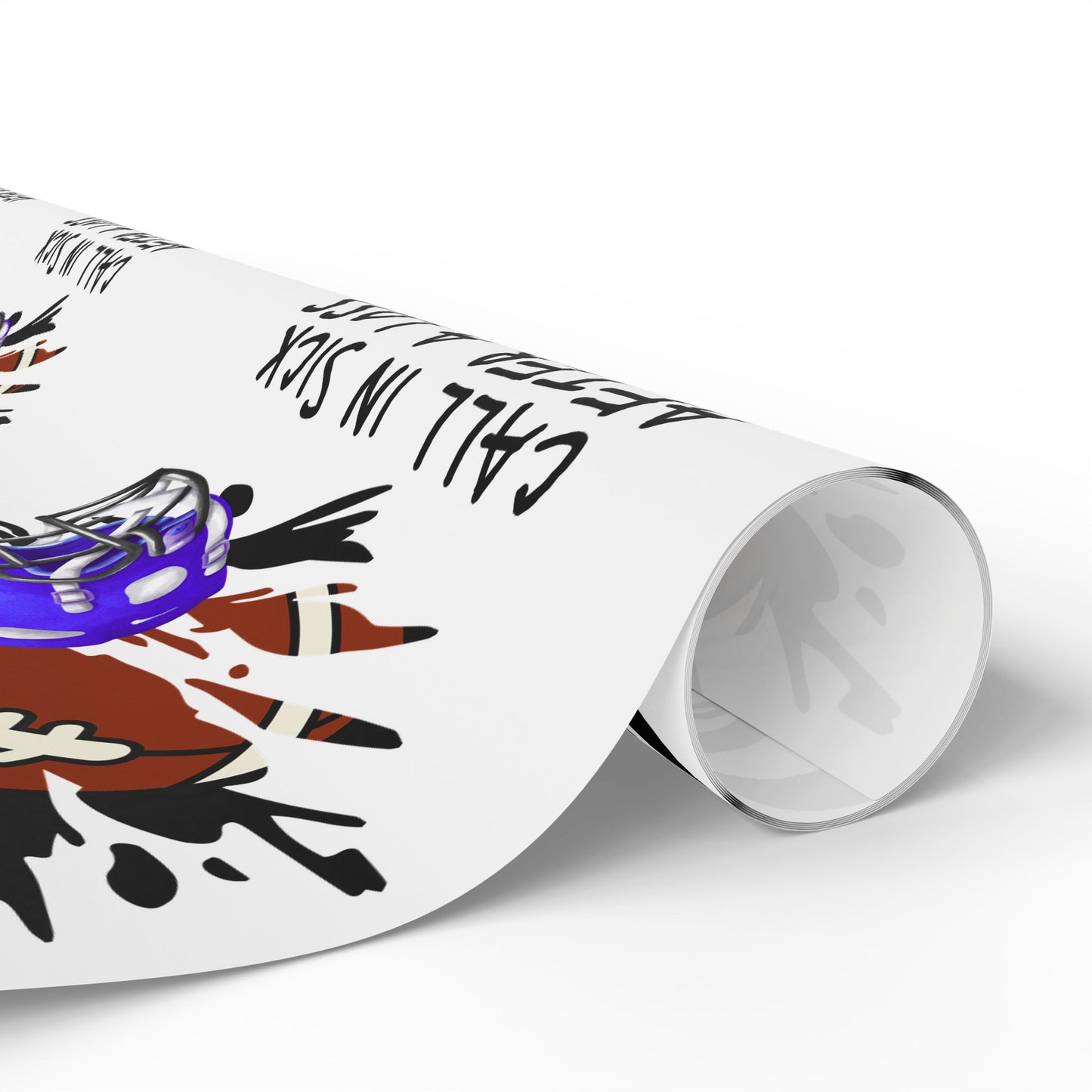 Football-Themed Wrapping Paper - Perfect for Sports Parties, Birthdays, Gifts, Holidays, and Celebrations