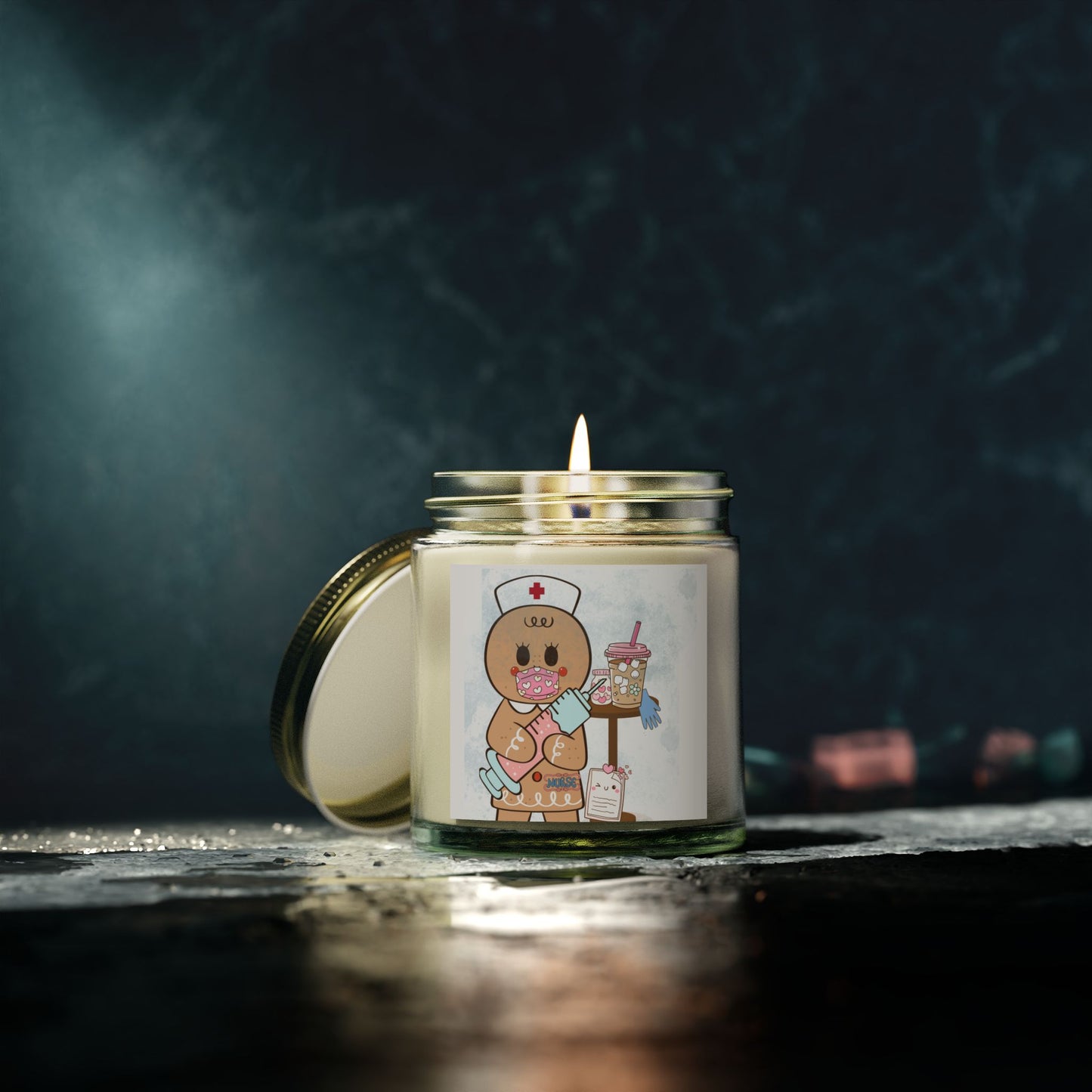 Nurse vibe gift, D.O.N. gift, LPN vibe, RN vibe merch, Scented Candles, Coconut Apricot Wax (4oz, 9oz)