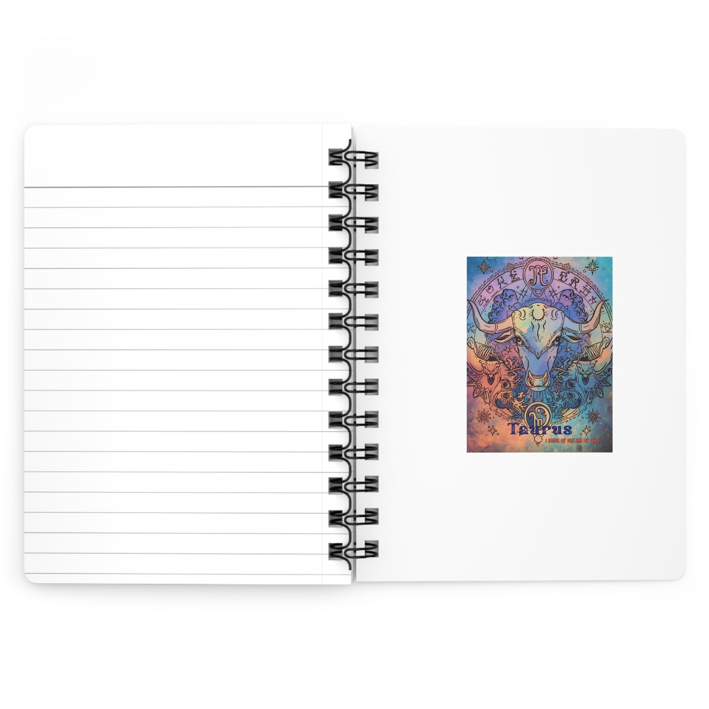 Taurus Spiral Bound Journal - A Unique Gift for Astrology Lovers