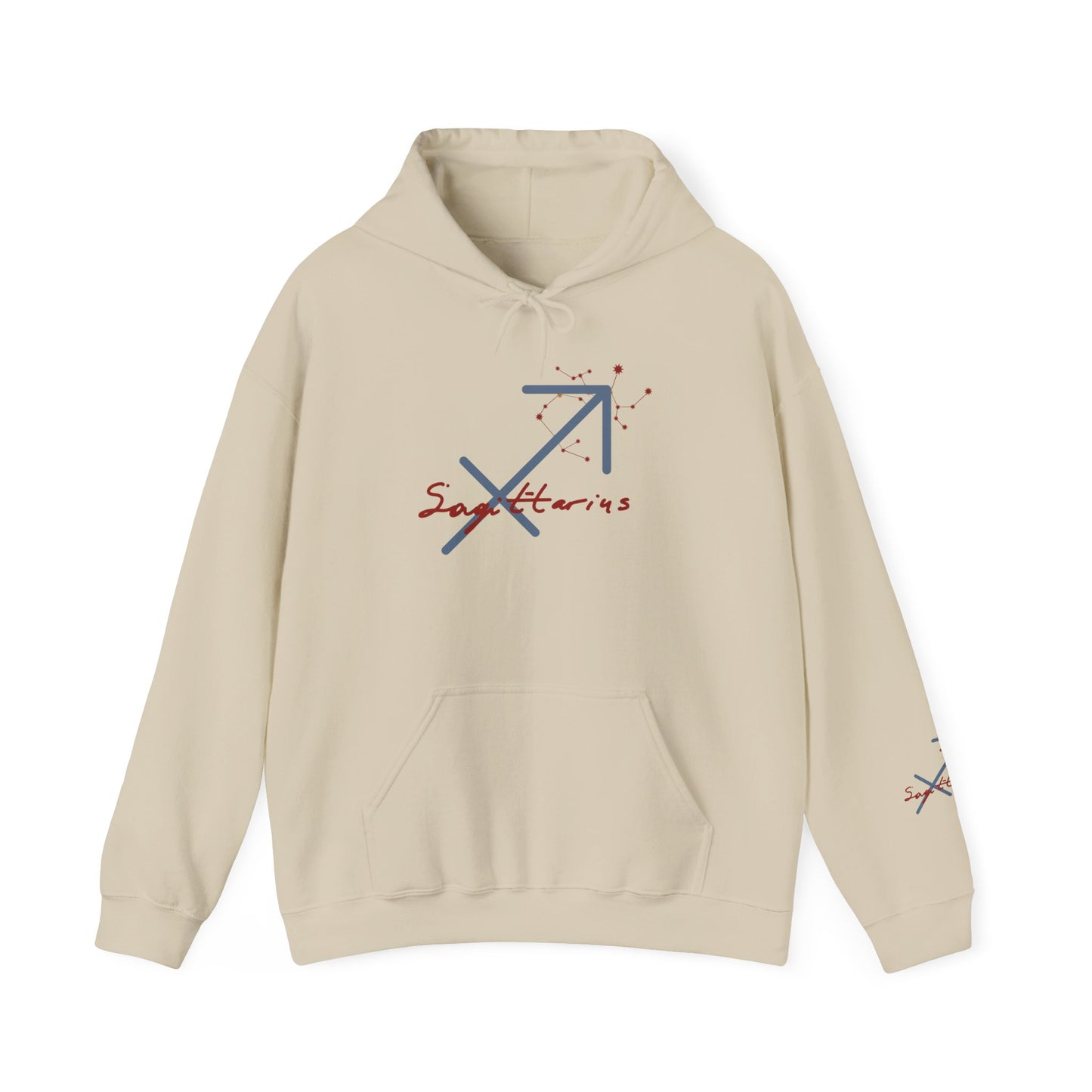 Sagittarius Zodiac Hoodie — Minimal Archer Constellation Graphic