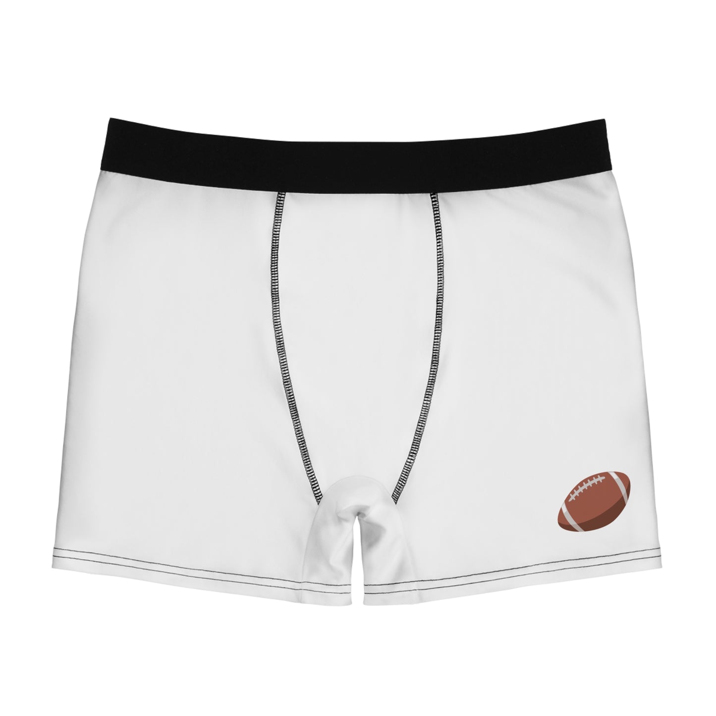 Football-Themed Men's Boxer Briefs - Fun & Comfy Underwear - Men's Sport Boxer