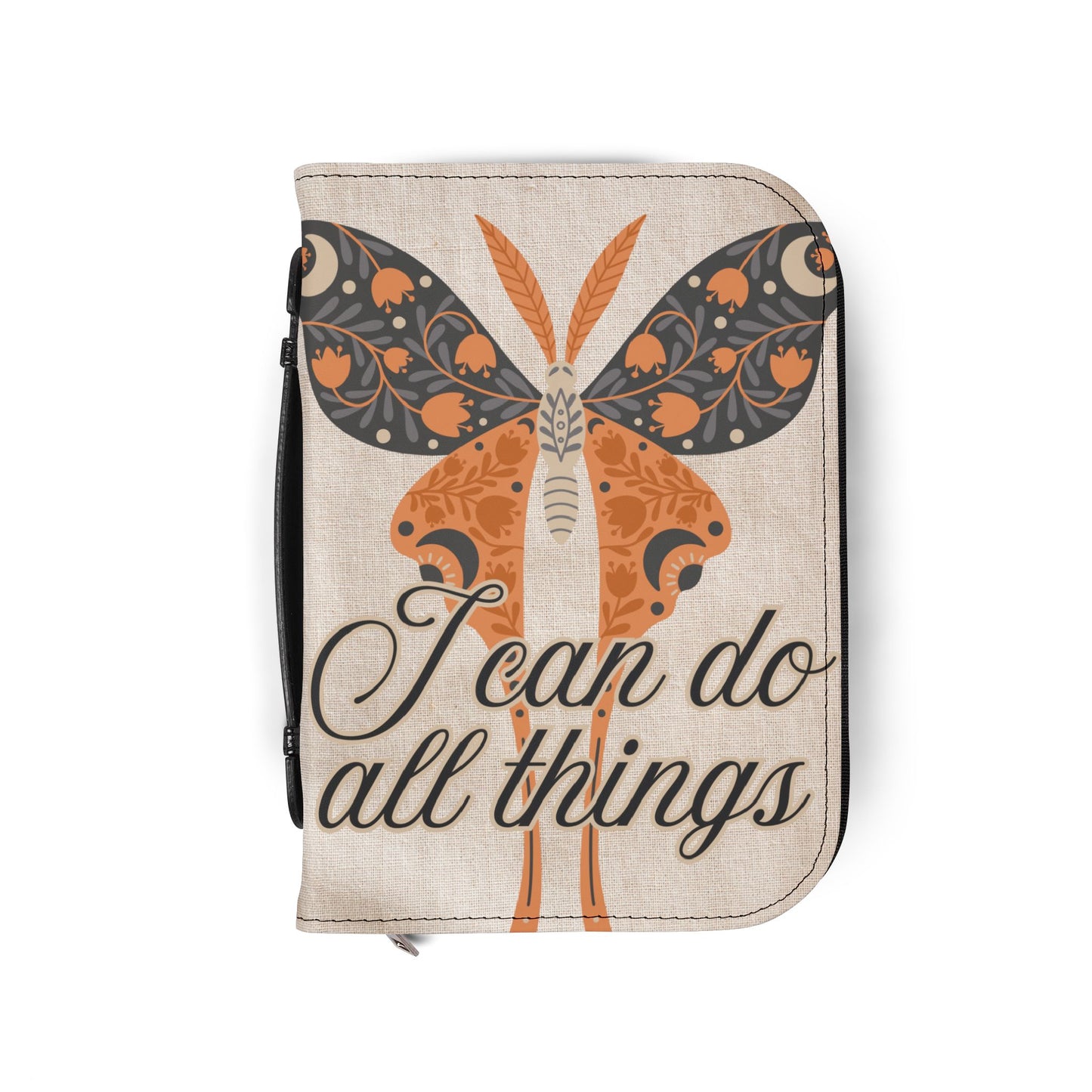 Inspirational Butterfly Bible Cover, Christian Gift, Faith-Based Journal, Motivational Prayer Book, Unique Religious Accessory