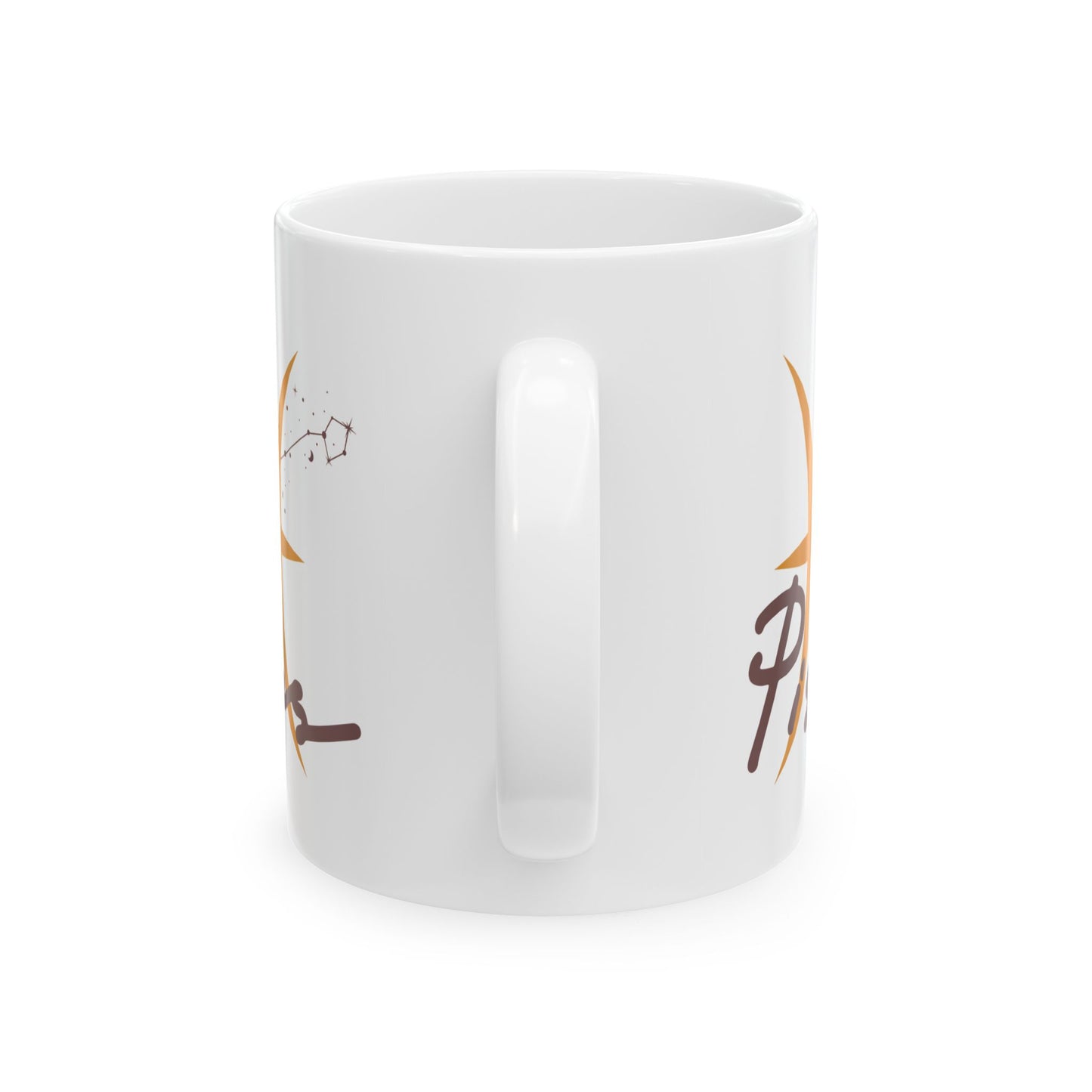 Personalized Astrology Pisces Ceramic Mug — Zodiac Constellation Coffee Cup (11oz/15oz)