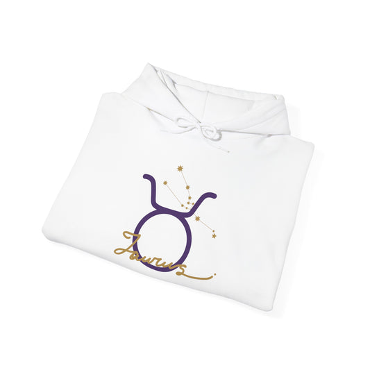 Taurus Zodiac Hoodie — Elegant Taurus Constellation Astrological Sweatshirt
