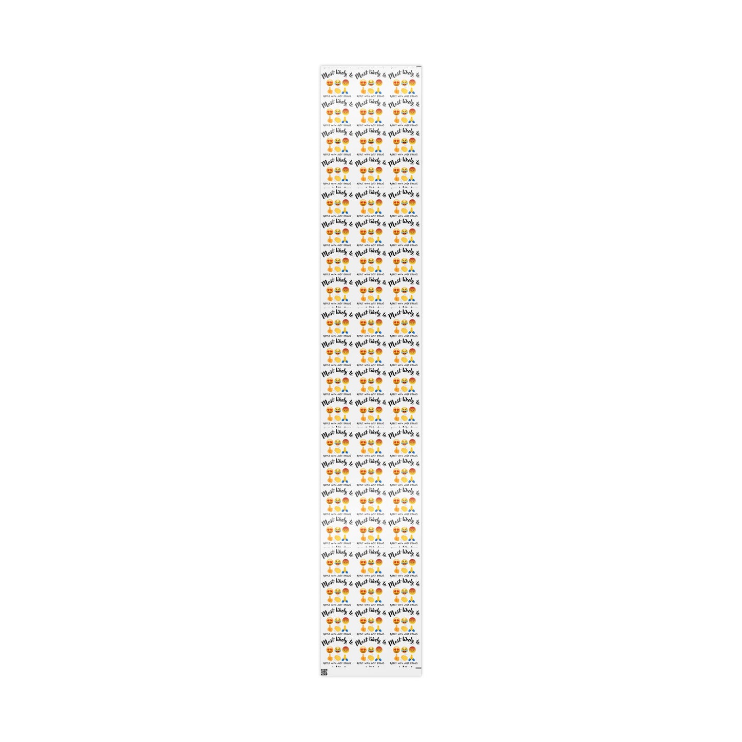 Fun Emoji Wrapping Paper, Gift Wrap for Parties, Birthday Decor, Holiday Gift Wrap, Celebration Supplies, Most Likely To Theme, Birthday Gift Wrap