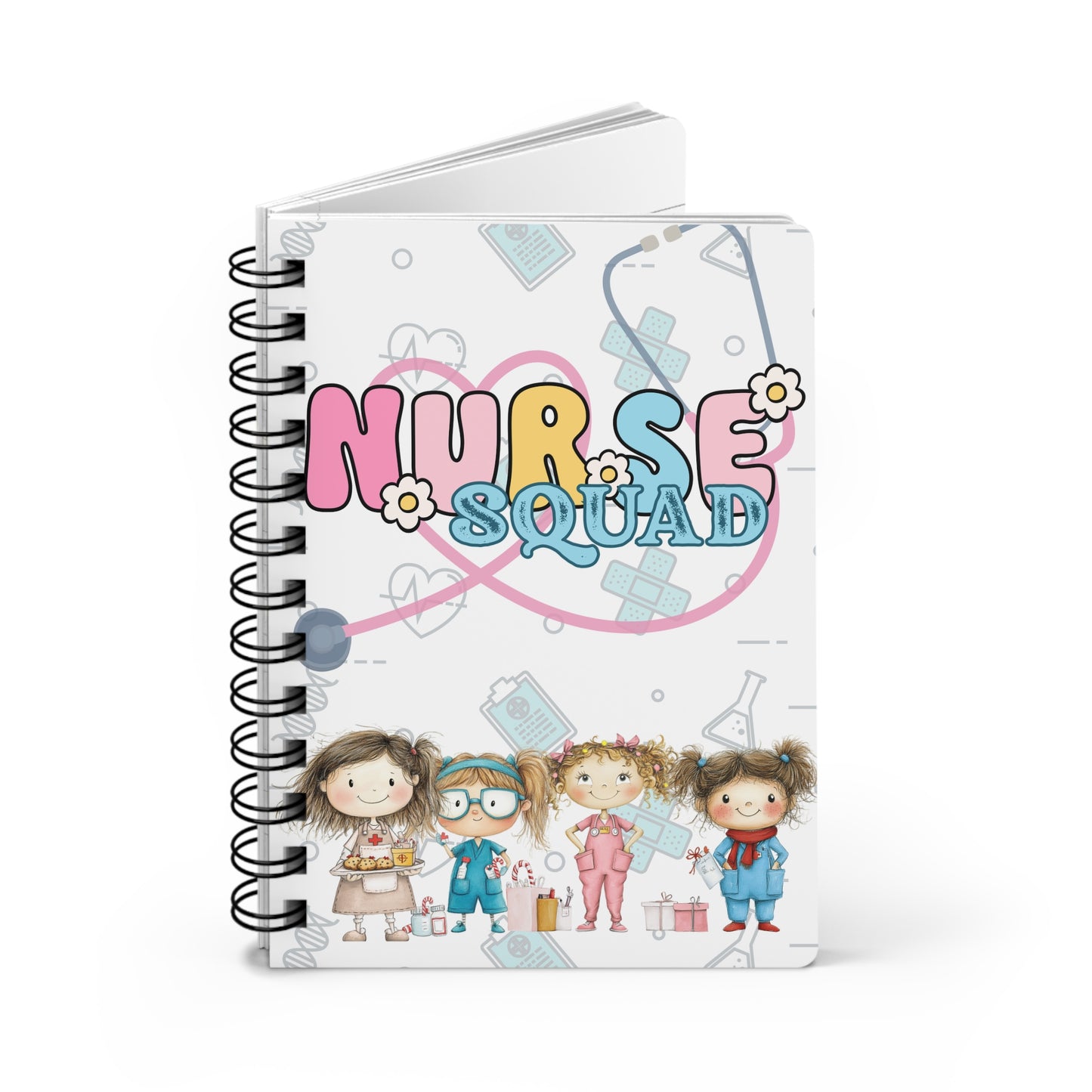 Nurse Squad Spiral Bound Journal