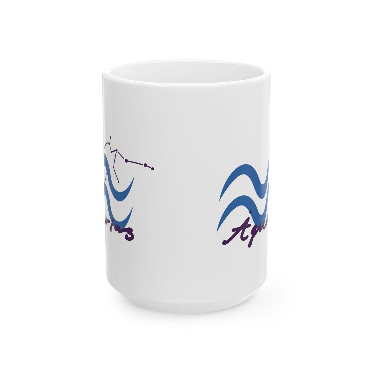 Aquarius Constellation Ceramic Mug – Zodiac Coffee Cup (11oz/15oz)