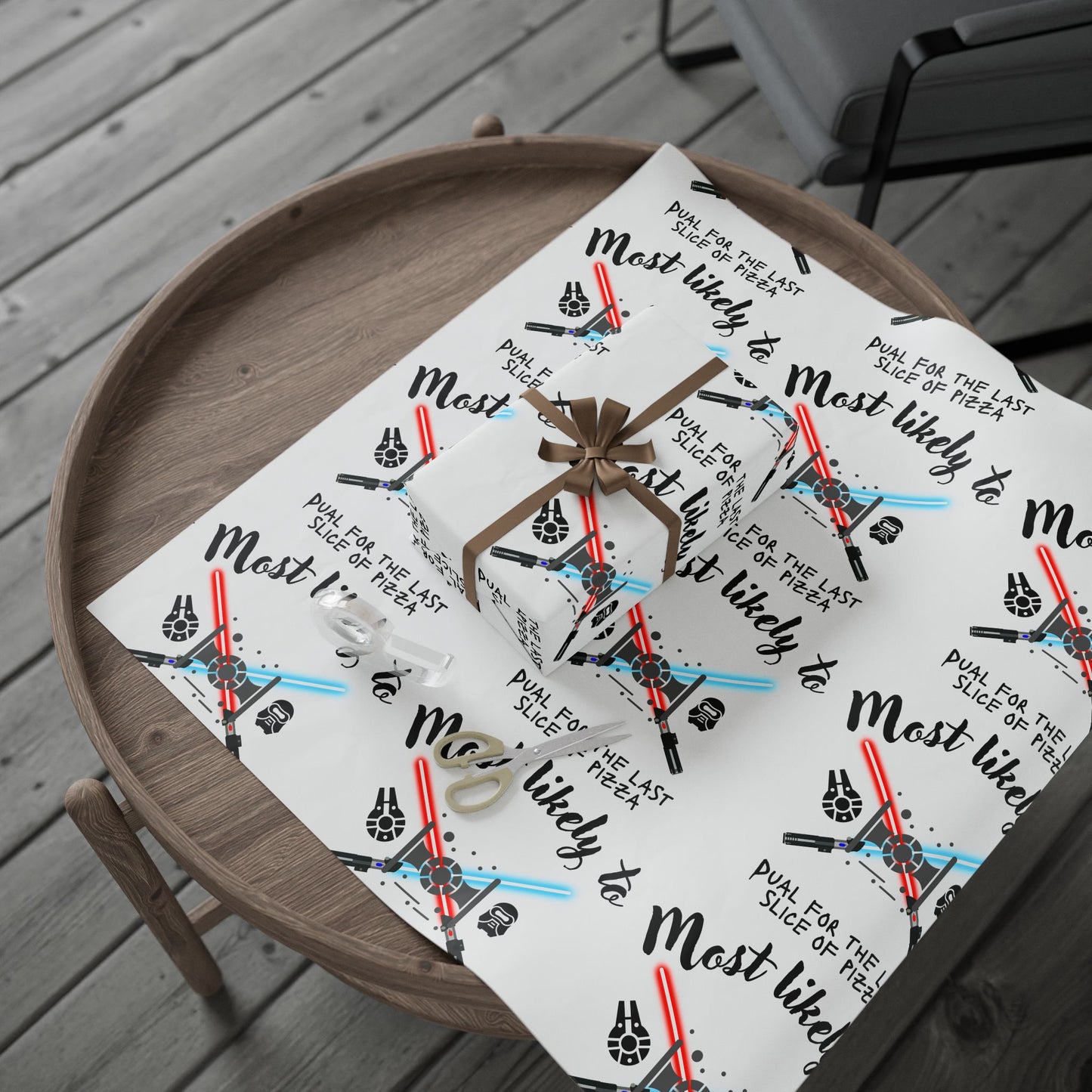 Most Likely To Wrapping Paper, Fun Gift Wrap, Birthday and Celebration Wrap, Holiday Gift Wrap, Unique Gift Packaging