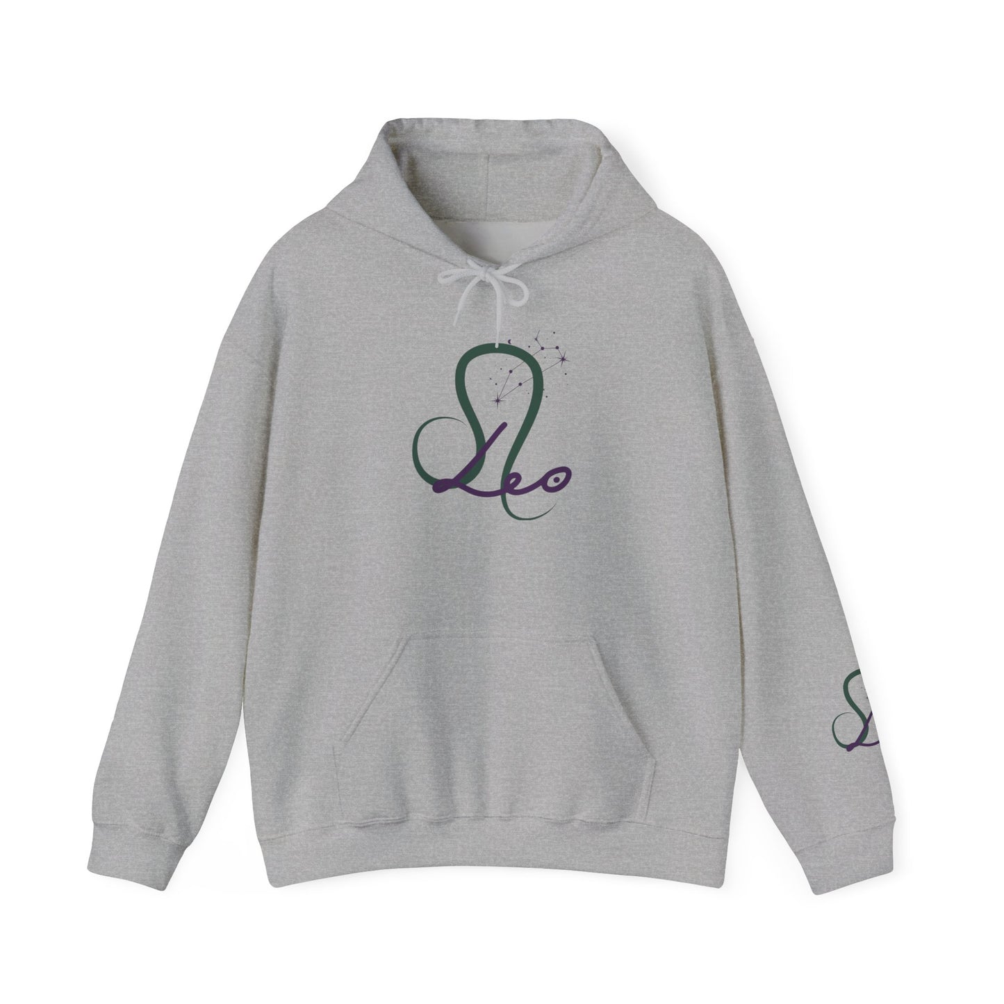 Leo Zodiac Hoodie — Minimal Constellation Sign Sweatshirt