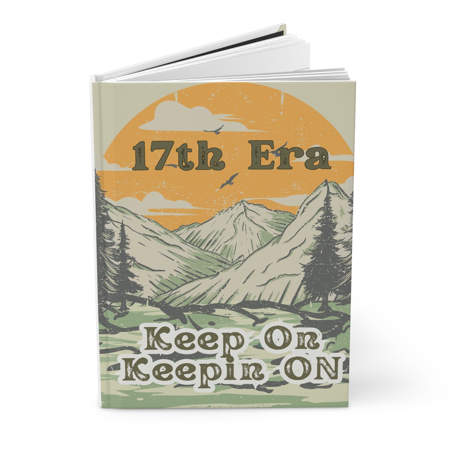 Personalize, 17th Era Journal For Him, Seventeenth Era Journal For Him, Inspirational Mountain Adventure Journal