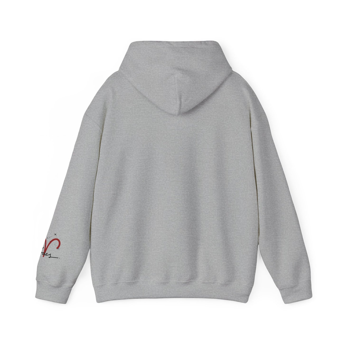 Aries Zodiac Hoodie — Minimal Script Aries Symbol Hoodie