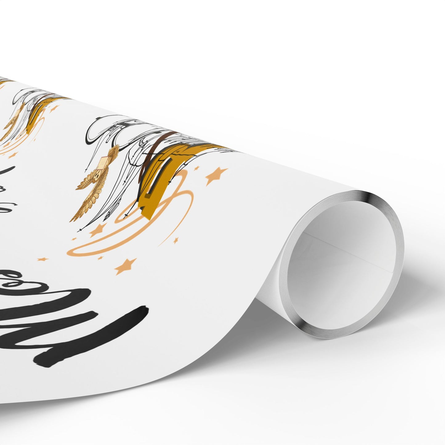 Wand Wrapping Paper, Movie Lovers Wrap, Cheerful Wrapping Paper for Celebrations, Birthday Gifts, Holiday Packaging, Unique Gift Wrap, Most Likely to Sleep Through Class