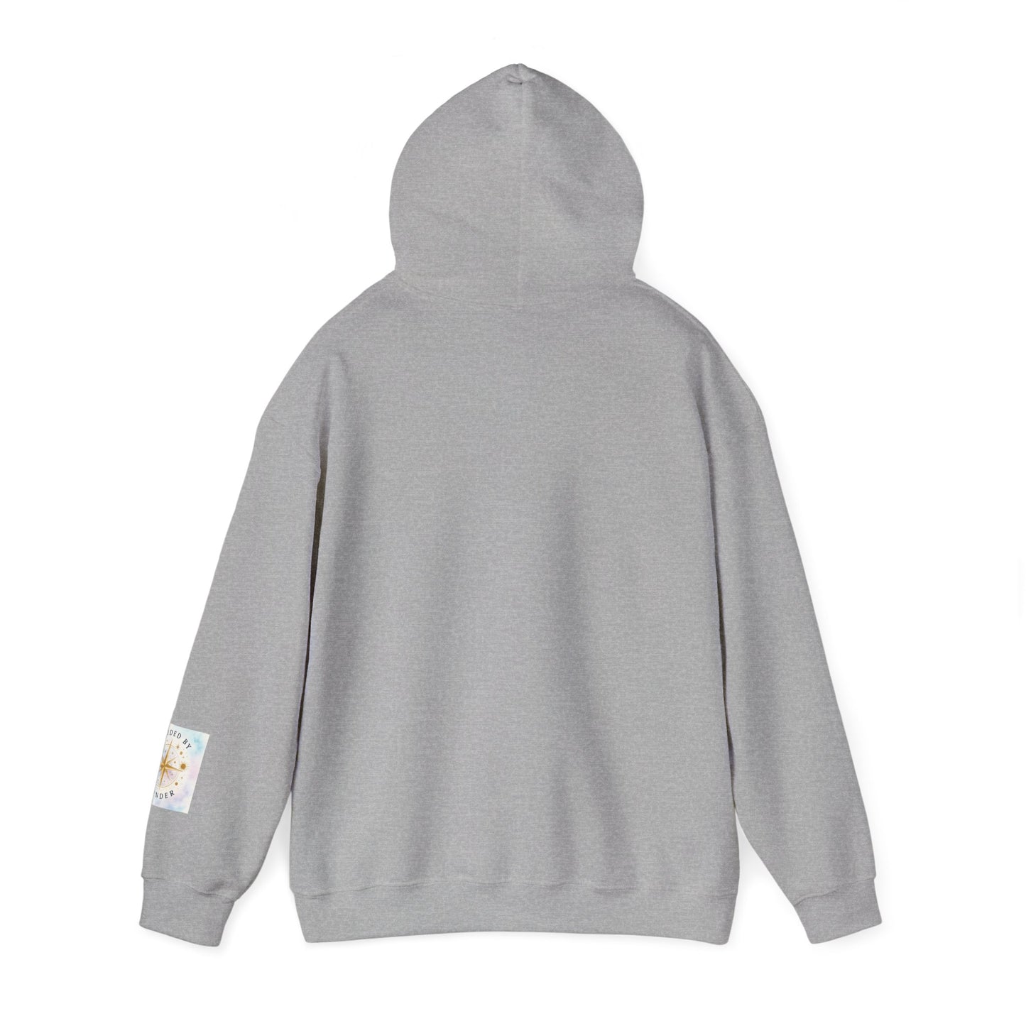 Guided by Wonder Hoodie — Compass Star Graphic Spiritual Hooded Sweatshirt