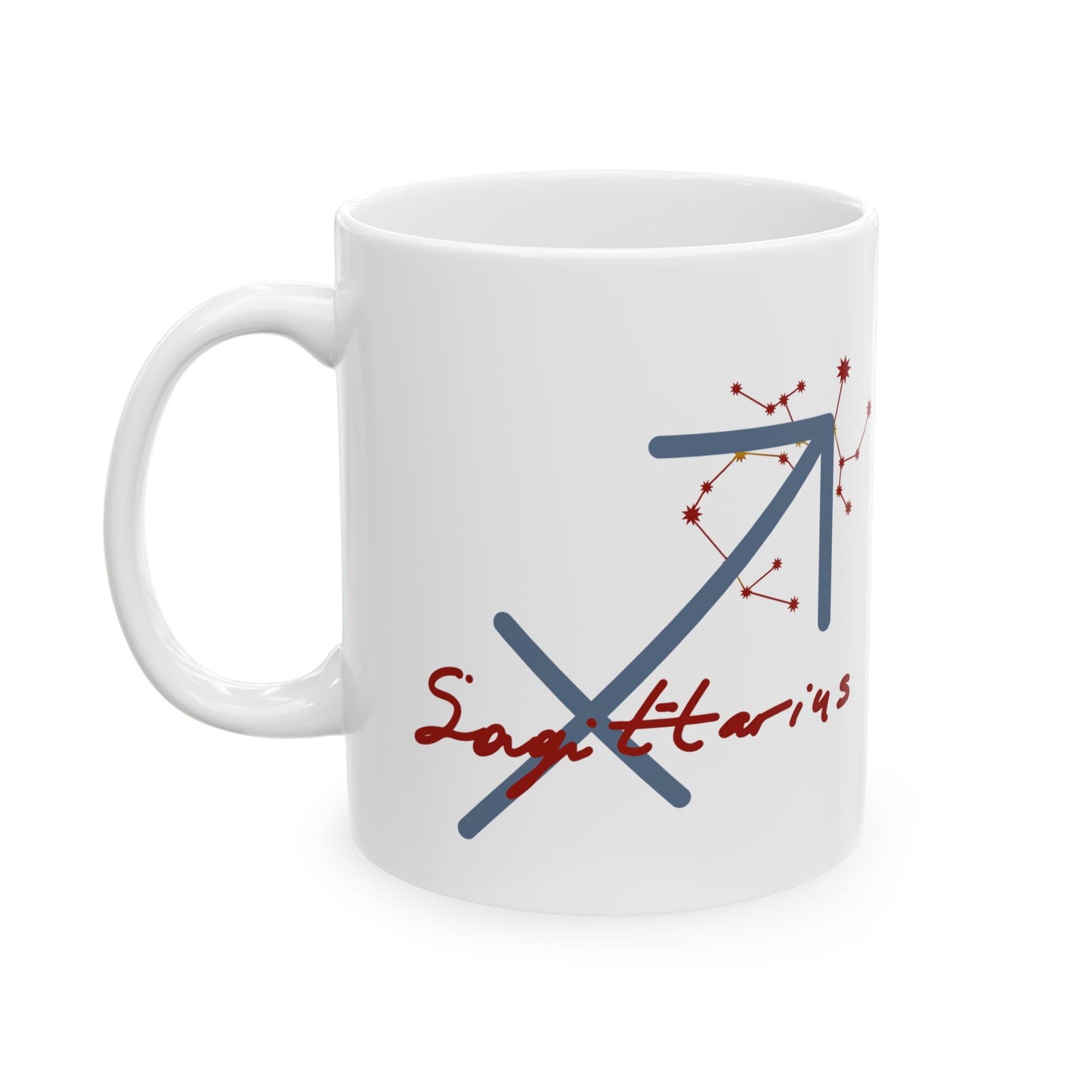 Personalized Sagittarius Constellation Ceramic Mug (11oz & 15oz)