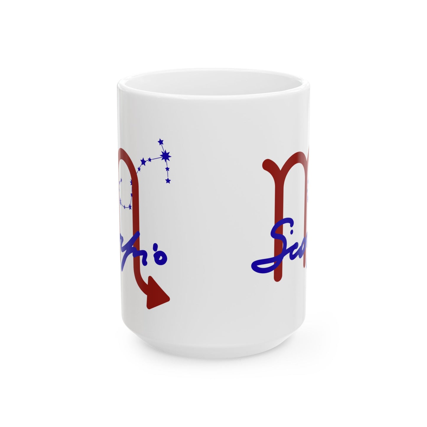 Personalized Scorpio Constellation Ceramic Mug – Zodiac Sign Coffee Cup (11oz, 15oz)