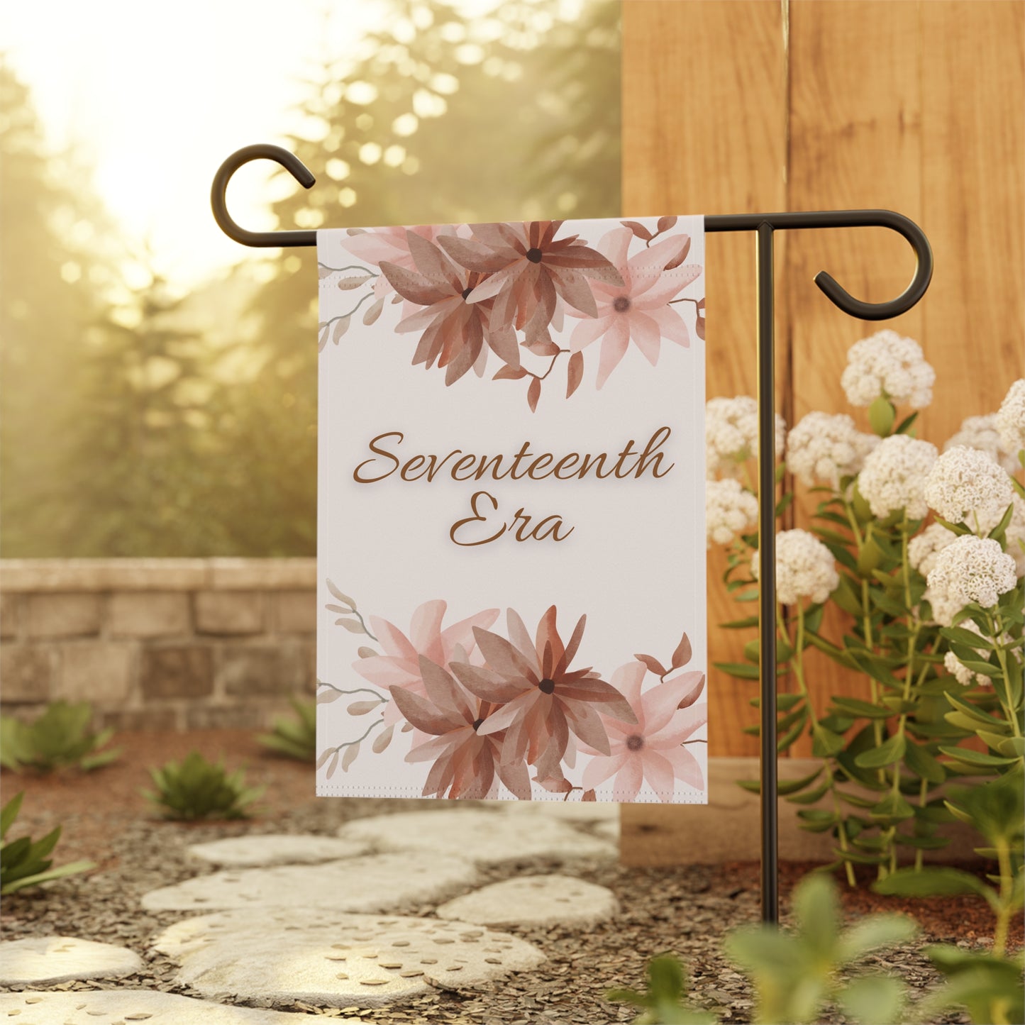 Floral Garden Banner - Seventeenth Era Decorative Flag