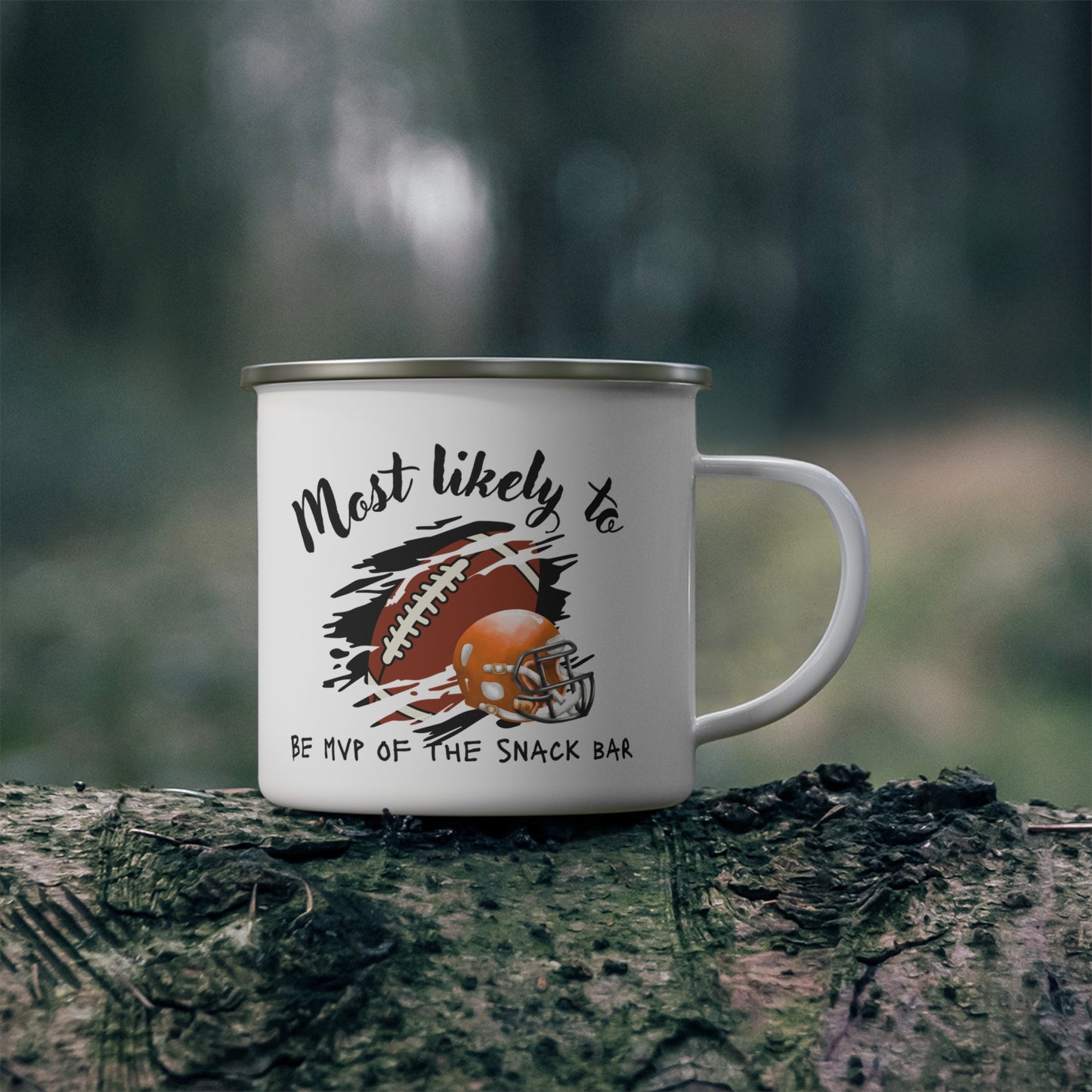 Football MVP Camping Mug - Perfect Gift for Tailgating & Outdoor Adventures, Sports mug