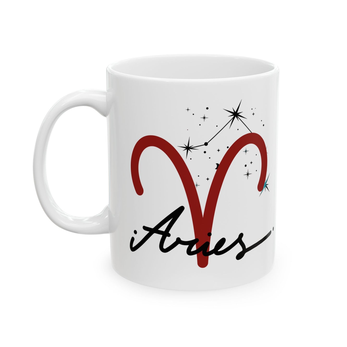 Personalize Aries Ceramic Mug — Coffee Cup (11oz & 15oz)