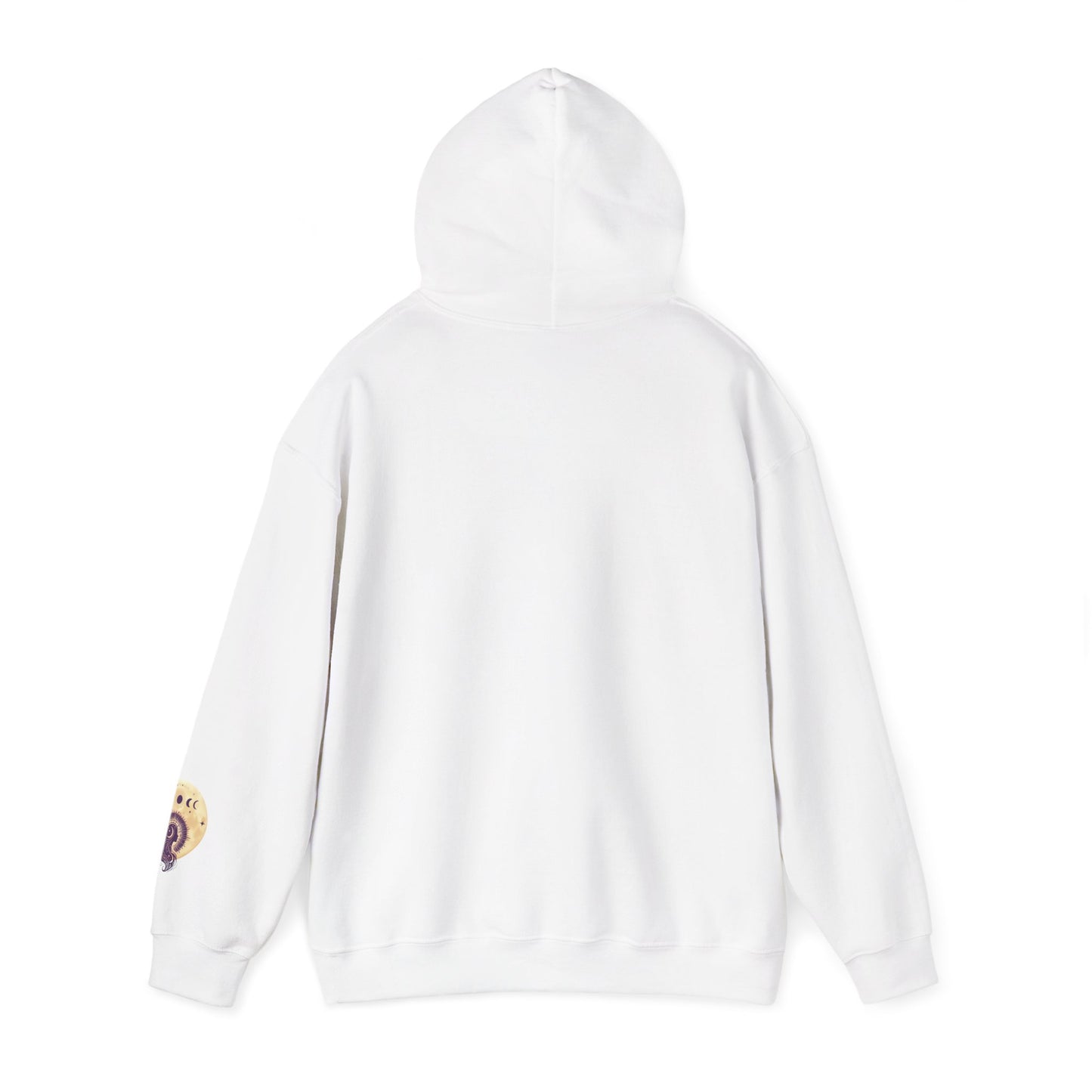 Moon Phases Mushroom Hoodie — Mystical Celestial Nature Graphic Hoodie