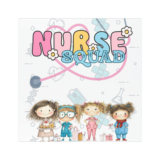 Nurse Squad Car Magnets - Fun & Supportive Automotive Accessories for Nurses